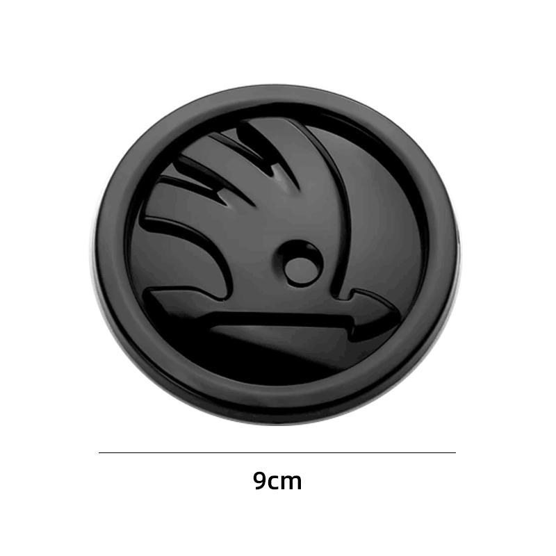 

Car Sticker 80mm 90mm ABS Emblem For Skoda Fabia 1 2 Octavia a7 RS Superb Rapid Yeti Karoq Vision Car Head Front Rear Boot Tailg