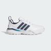 ADIPOWER 26 WIDE SPIKELESS GOLF JQ6816 Men's Performance Sports Shoes Cloud White / Collegiate Navy / Lucid Orange