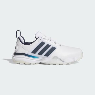 ADIPOWER 26 WIDE SPIKELESS GOLF JQ6816 Men's Performance Sports Shoes Cloud White / Collegiate Navy / Lucid Orange