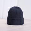 Wool blended light board knitted hat fashionable versatile solid color dome hat ins girls face small casual hat