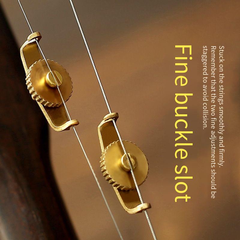 10Pcs Erhu Trimmer Lightweight Fine Tuning String Erhu Fine Tuners Copper Erhu String Adjustment Tools Tuners