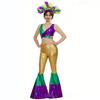 Fantasy Festival Costume Set For Women With Polyester Fabric Perfect For Halloween And Stage Performances