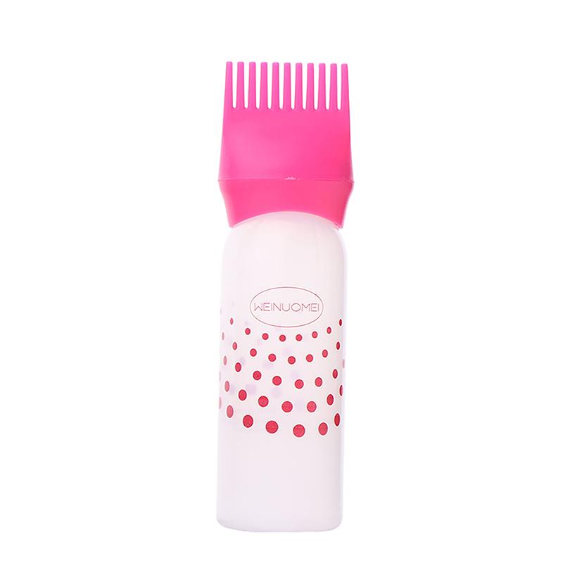 170Ml Hair Oil Applicator Bottle Hairdressing Shampoo Bottle Hair Dye Refillable Bottle Hair Coloring Hairdressing Styling Tools