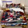 Anime-Naruto Soft and Comfortable Duvet Cover, Children's Bedding Set Gift, Extra Large Size, Various Sizes Available LXR46