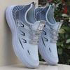 Nouvelles chaussures de sport décontractées respirantes à semelle souple, en maille, de hauteur moyenne, antidérapantes, chaussures de course ultra-légères