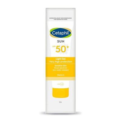 Combination Skin Sun Spf 50 Sunscreen, Very High Protection Light Gel, Water Resistant, Vitamin E, 50 Ml, Pack Of 1