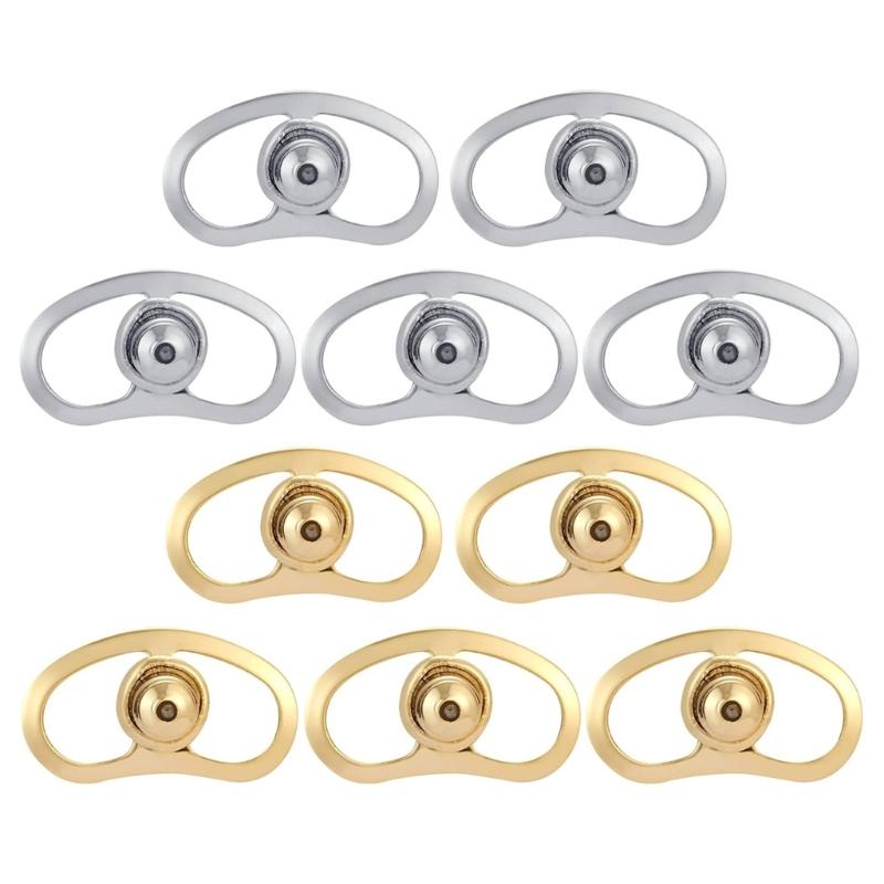 10pcs Comfortable Earring Backs Stylish Earring Backs with Pigs Nose/Flower Shape Unique Lifters for Heavy Earrings