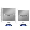 Stainless Steel Bottom Box Panel 86 /120 Type Blank Panel New Embedded Panel