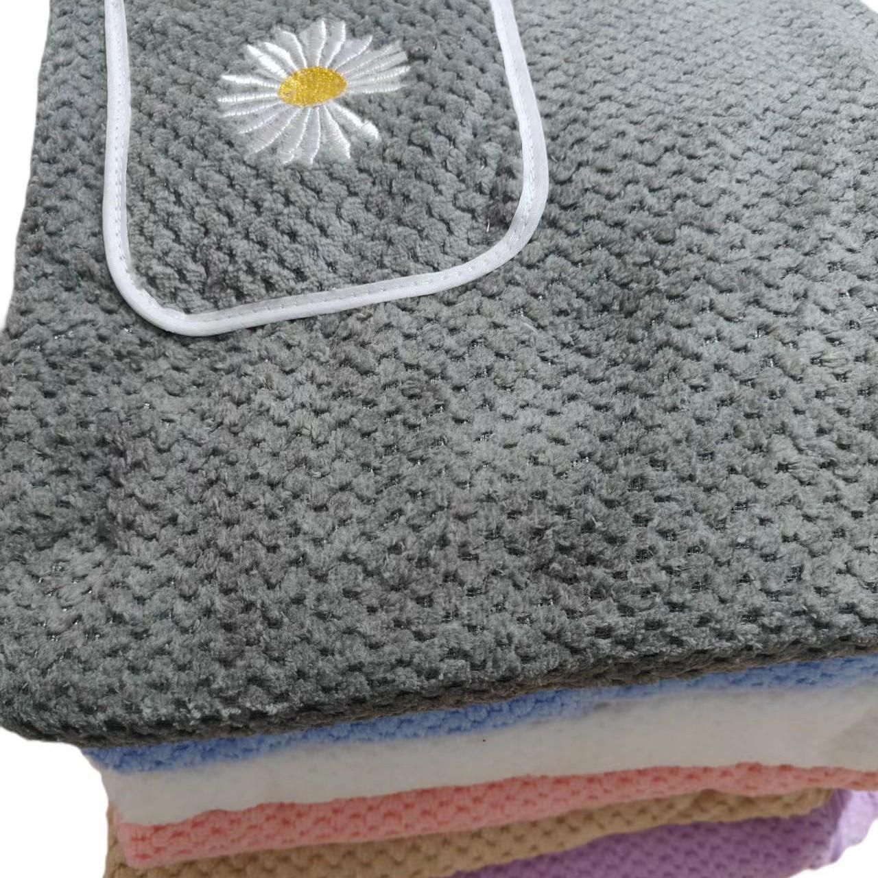 Женский банный халат-полотенце большого размера - На бретельках, Впитывающий халат для домашнего использования 100x130 серый