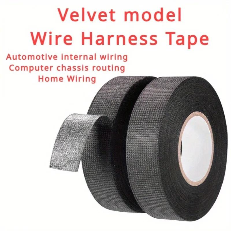 1 Stück Breite 9/15/19/25/32MM Länge 15M Hitzebeständiges Klebeband aus Stoff für Auto Auto Kabelbaum Kabelschutz