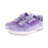 Louis Vuitton Trainer Cow Leather Low Top Skateboard Shoes Unisex Purple 1AJV97