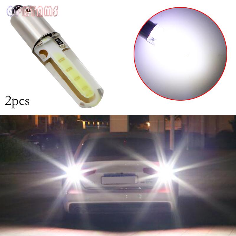 Buy 2 Pcs Car Led COB LED Silicone Car Signal Lights Car License Plate