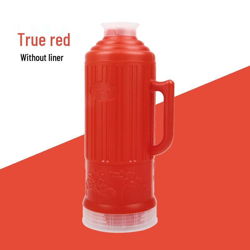 Retro Isolier-Thermoskanne - 2L Warmhaltekanne zum Kochen von Wasser, 5 Pfund Fassungsvermögen