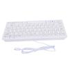 Type C Wired Keyboard Quiet Lightweight Silent Chocolate Key Small Wired Keyboard for Computer PC Laptop