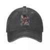 Radio Demon Hazbins Hotels Baseball Caps Casual Distressed Washed Anime Sun Cap Unisex Women Outdoor Activities Adjustable Fit Hats