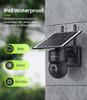 Telecamera di Sorveglianza Solare 4G Wireless da 3MP con Visione Notturna HD e Monitoraggio Remoto Esterno a Basso Consumo