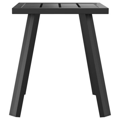 Garden Table Anthracite Grey 34 X 34 X 38 Cm Steel