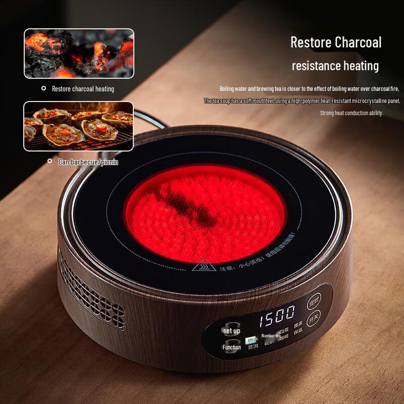 TEAHUE Glass Tea Kettle and Electric Ceramic Stove Set