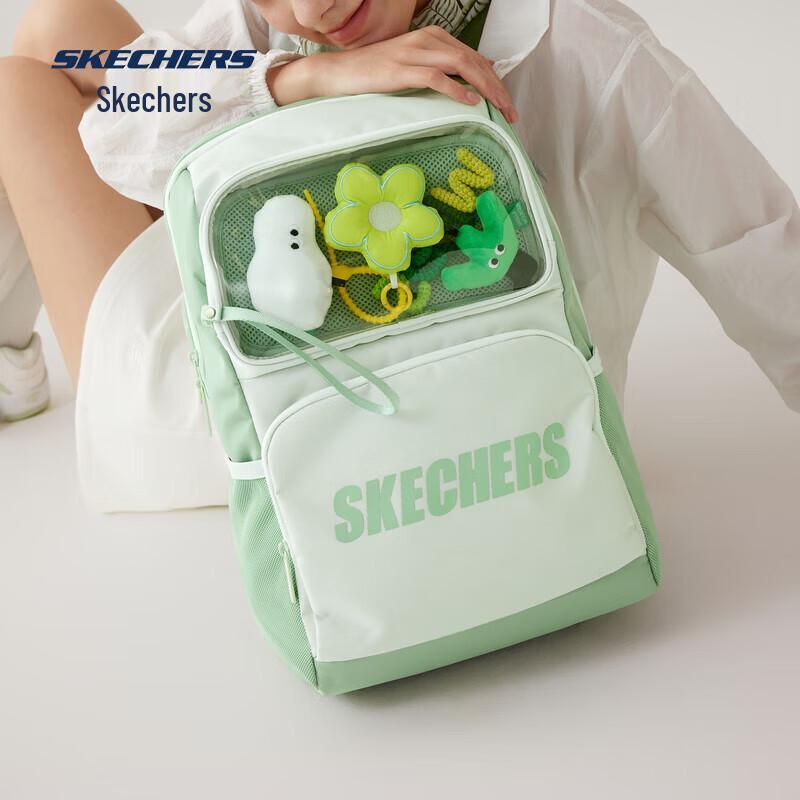 Skechers Unisex Large Capacity Transparent Backpack L325U103 One Size