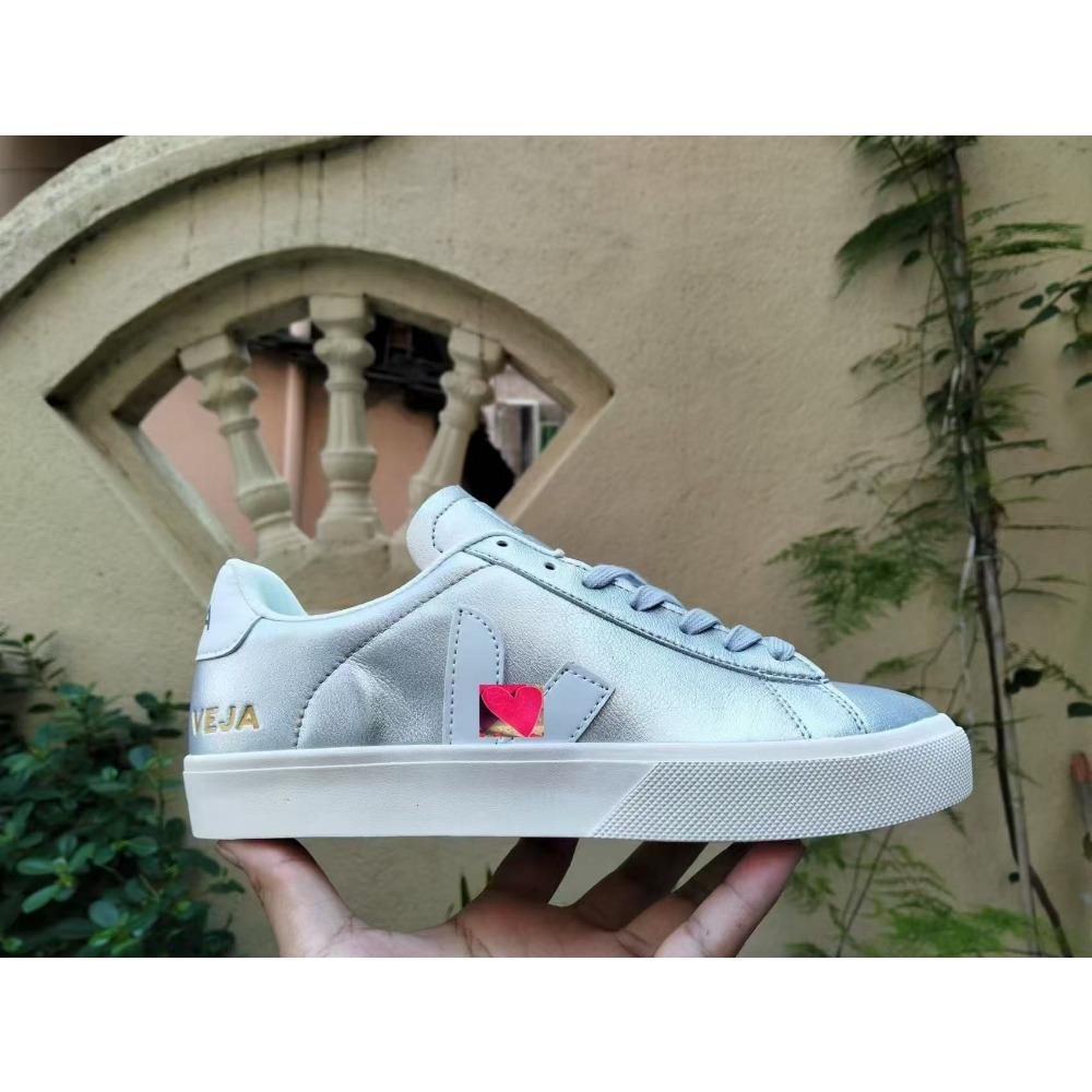 

Little white shoes men s and women s couple shoes casual board shoes 36 серебряный