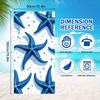 Cute Starfish Theme Microfiber Towel Ultra Soft High Absorption Quick Dry Modern Design for Bathroom Pool Travel Men Women Use