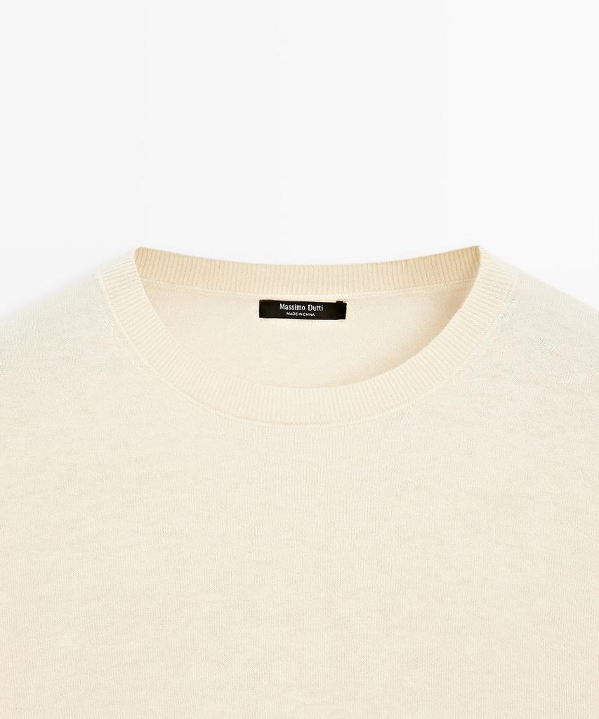 Masimodutti Wool Blend Round Neck Sweater