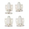 Set of 4 Magnetic Push Latches for Cabinet Doors Effortless Touch To Open Design for Bathroom and Wardrobe Applications