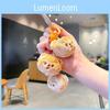 Cream Adorable Original Bear Plush Keychain Accessory Perfect For Gifts And Keyrings