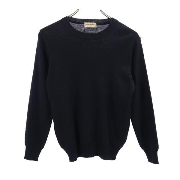 YVES SAINT LAURENT 80s 90s Old Wool Blend Long sleeve sweater 150 knit Kid's Used