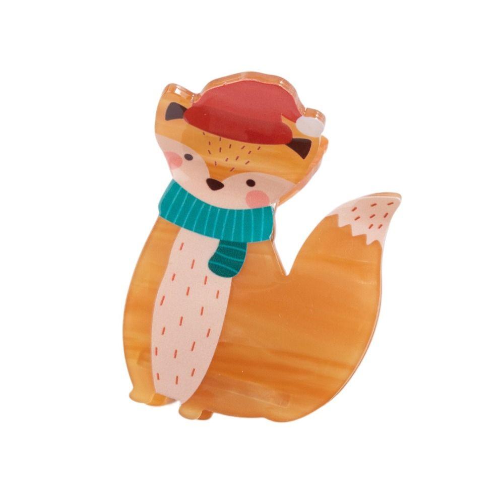 Bear Cat Hair Clip Puppy Christmas Shark Clip Creative Animal Dog Hair Claw  Autumn Winter