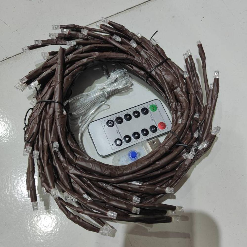 Willow Vine Christmas LED Lights DIY New Year Lights Flexible Tree Branch String Light  Indoor