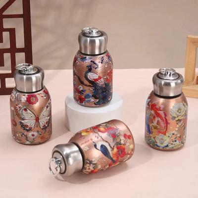 Ny 316 Guofeng Xiaopangding Termosmugg Utomhus Bärbar Mini Fickmugg Högvärdig Presentmugg