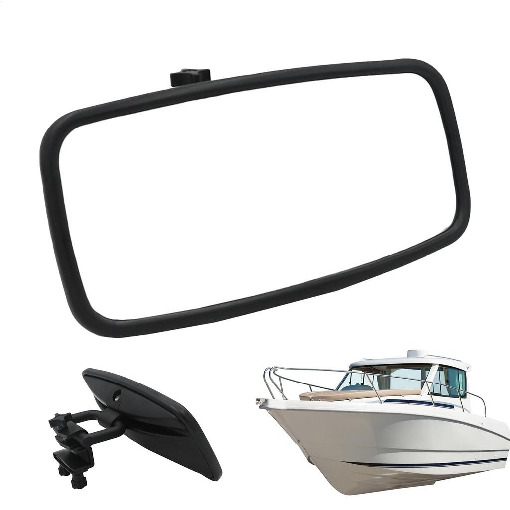 Universal Marine Rear View Mirror Boat Rear View Mirrors For Surfing Boat Mirrors Clamp Panorama Rear View Mirrors For Motorboat