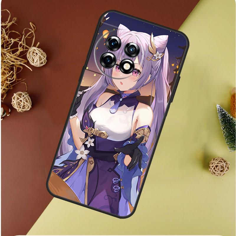 Genshin Impact Keqing For OnePlus Nord CE 4 3 2 Lite N20 N30 9 10 Pro 8T 9RT 10T 10R 13R 12R 11 12 13 Phone Case