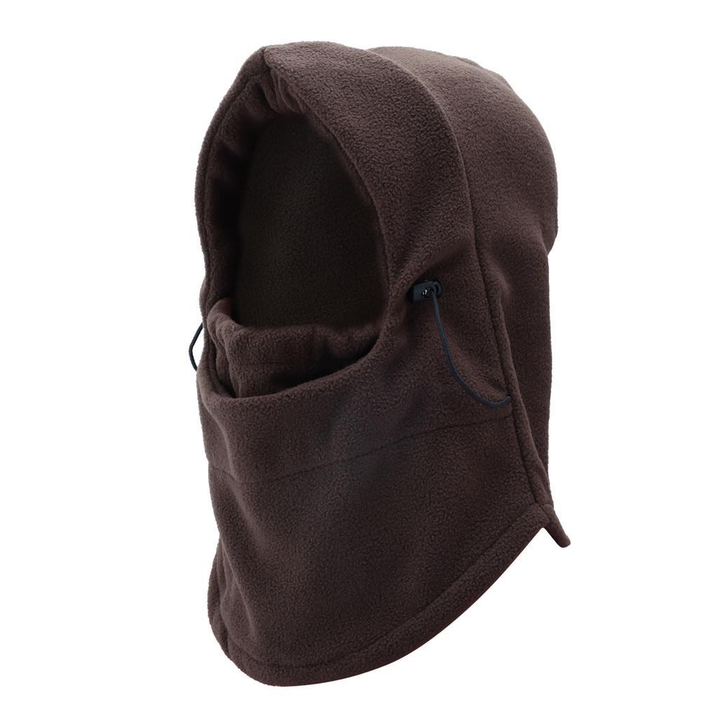 Unisex Fleece Winter Hat With Face Cover And Neck Warmer For Adults