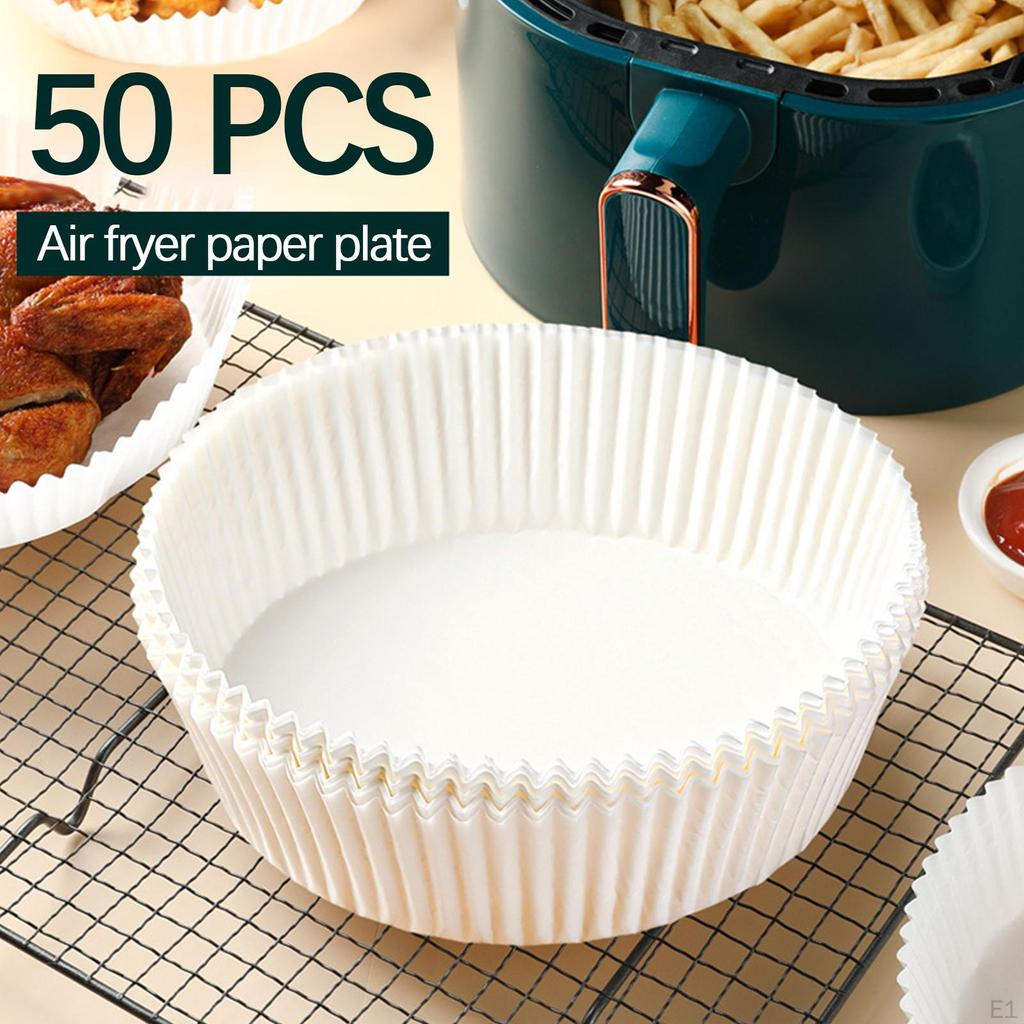 50 Parchment Paper for Baking 20cm Cookie Sheet Liner Disposable Cooking Grilling