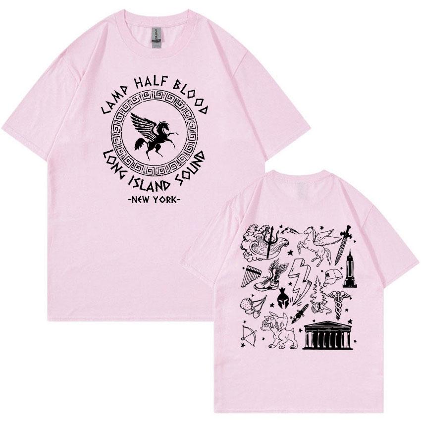 Camp Half Blood Percy Jackson T Shirt Long Island Sound Print Graphic Tshirts Men Women Casual Fashion Oversized Cotton Tshirt