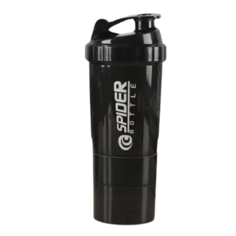 Zihong Spider Cup Für Fitness-Sportarten Shaken Sie Ihr Protein mit dreilagiger Pulverbox und aufgedrucktem Logo