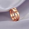 Cazador Minimlist Stainless Steel Rings for Men Women Couple Jewelry Finger Ring Engagement Anniversary Gift 2026 Aesthetic New