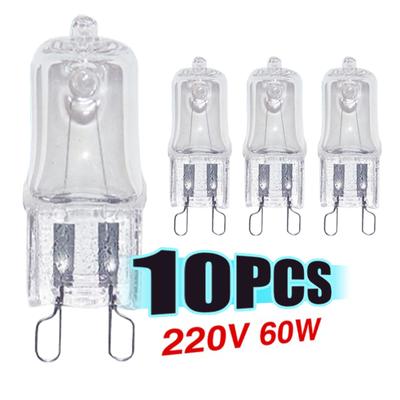 10 Stück Backofen-Glühbirne, G9, Hochtemperatur-Glühbirne, Dampfgarer-Licht, 25 W, 28 W, 40 W, 60 W