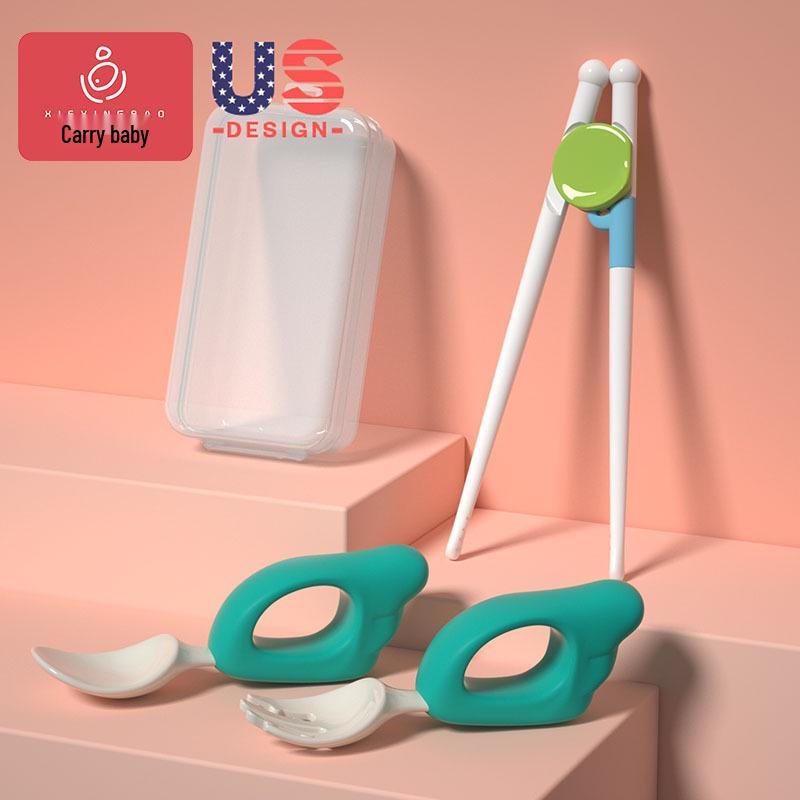 Baby Fork & Spoon Set for Self-Feeding - Infant & Toddler Tableware