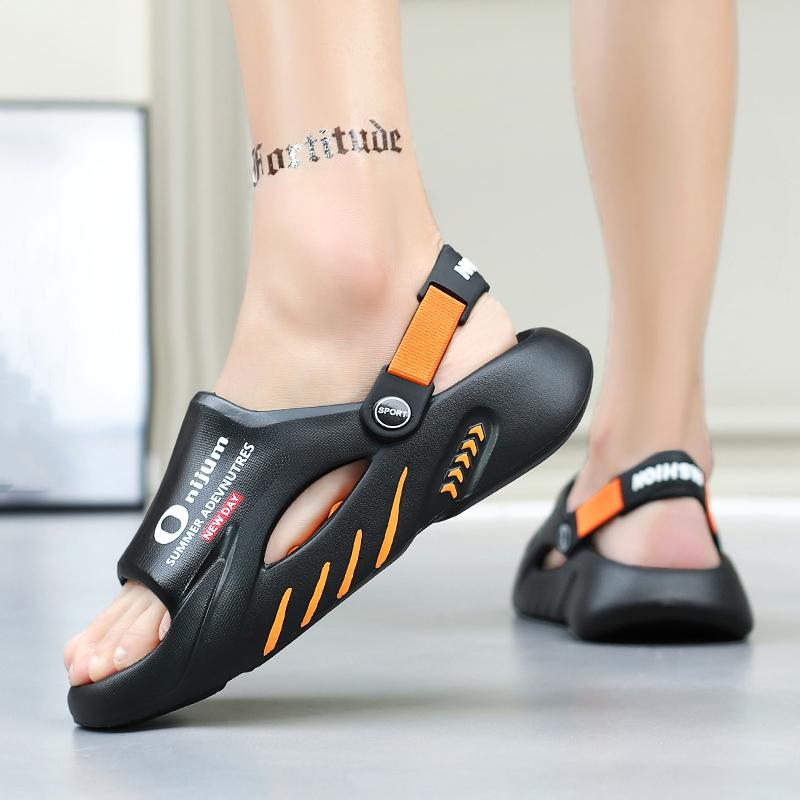 2025 Men's Massage Slippers Indoor Outdoor Sandals Beach Casual Shoes Comfortable Slides Men Women Home Slippers Big Size 46 47