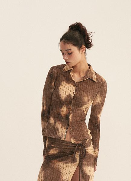 Mtot Tie-Dye Shirts (Brown)