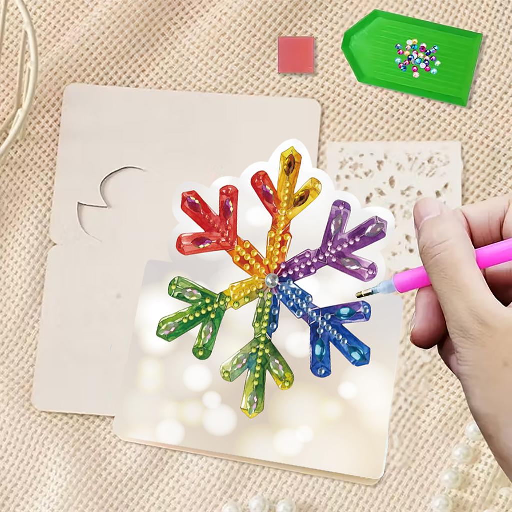 6pcs Butterfly Flower Adult DIY Diamond Art Greeting Cards Handmade Diamond Art Handmade Cards for Birthday Thank You Friendship