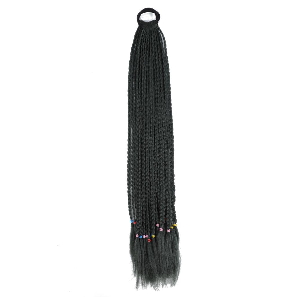 Colorful Braid Hair Extensions Rubber Bands Rainbow Braid Synthetic Wigs  Accessories Women Girls Party Cosplay Festive Dress Up