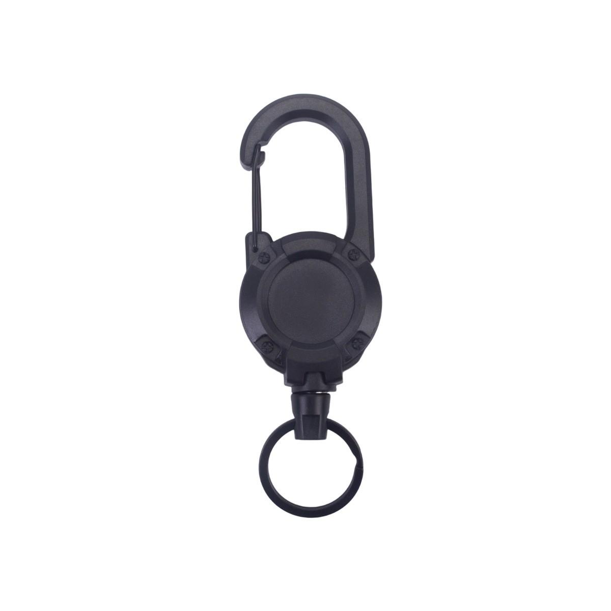 

Телескопическая пряжка для троса для рюкзака, аксессуары для рыбалки на открытом воздухе, пряжка для троса, которую легко вытащить, пряжка для подвешивания ключей для рюкзака One Size чёрный