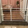 Indoor Pet Barrier: Removable No-Drill Dog Gate for Stairs & Balconies