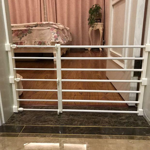 Indoor Pet Barrier: Removable No-Drill Dog Gate for Stairs & Balconies