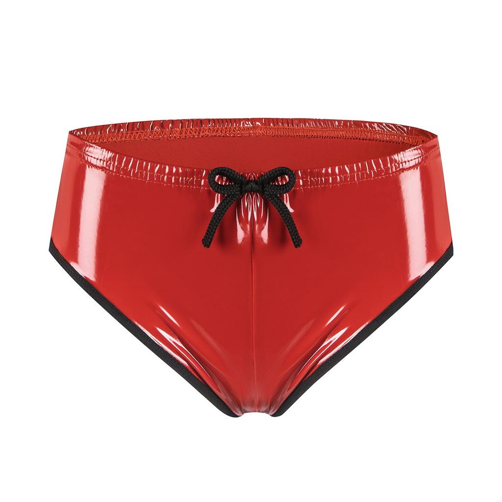 High Gloss Leather Sexy Shorts With No Odor