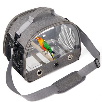 Portable Pet Bird Cage Foldable Oxford Cloth Bird Bag Parrot Pigeon Small Pet Outing Bag